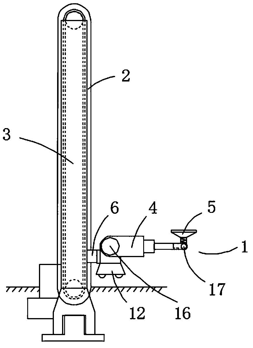 A lift with a separate lifting device and its working method