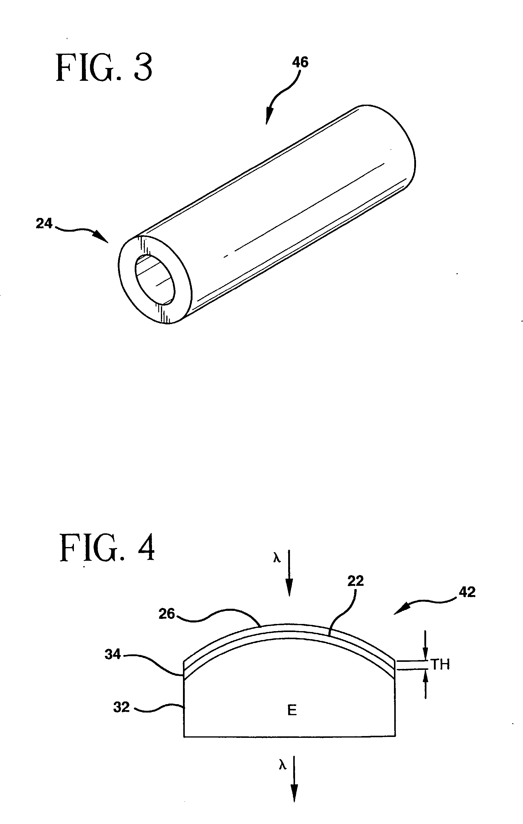 Film coated optical lithography elements and method of making