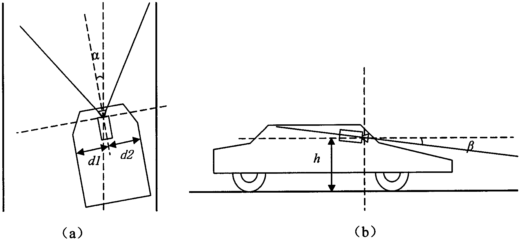 Front vehicle detection method based on monocular vision