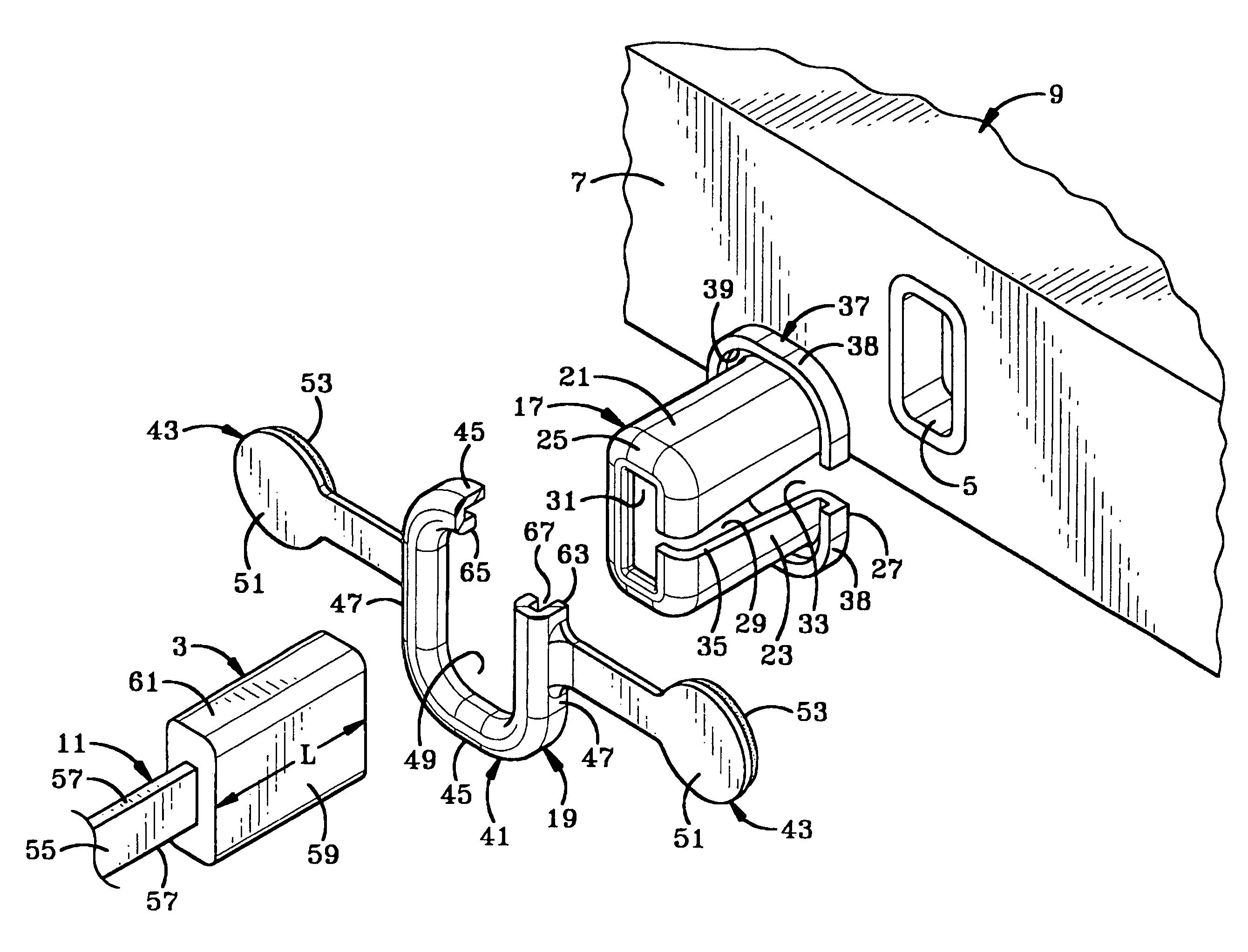 Cable attachment device