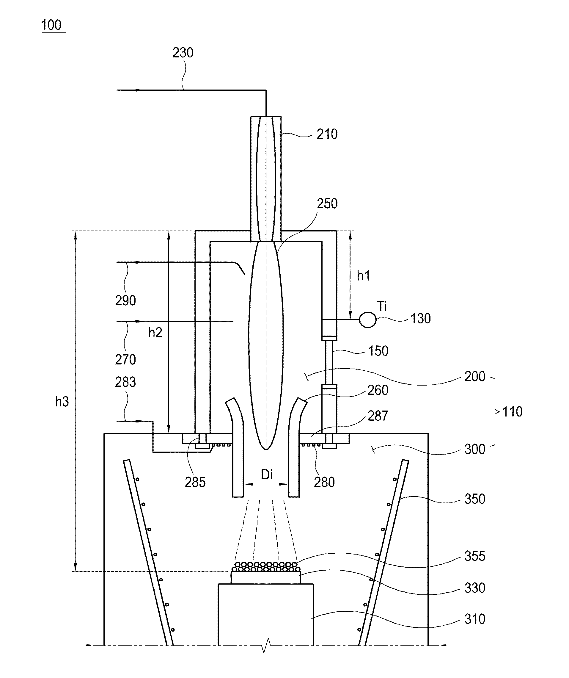 Plasma nano-powder synthesizing and coating device and method of the same