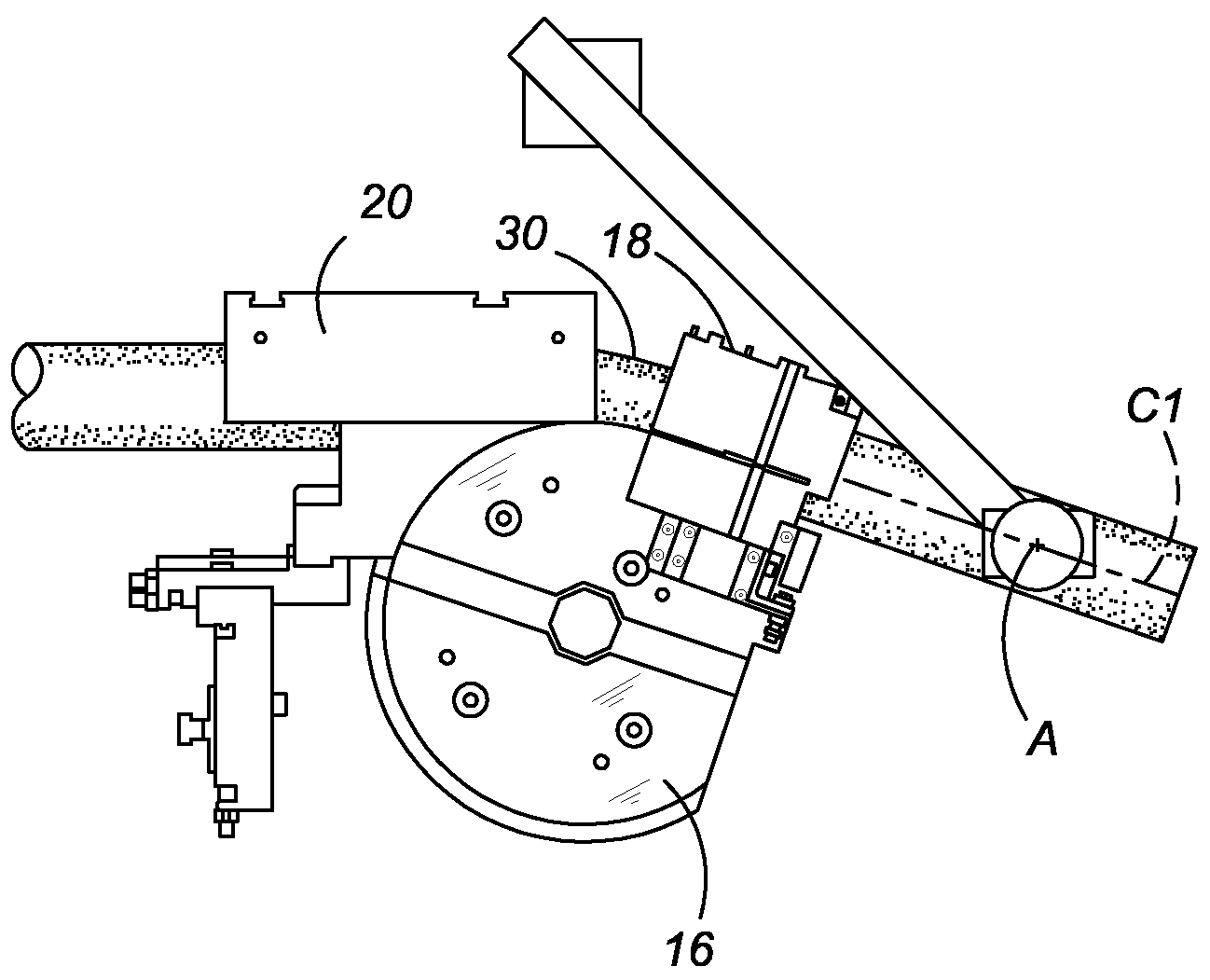 Bending apparatus and method of bending a metal object