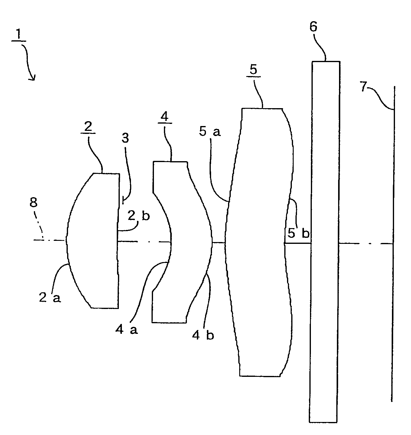 Imaging lens and imaging device including the imaging lens