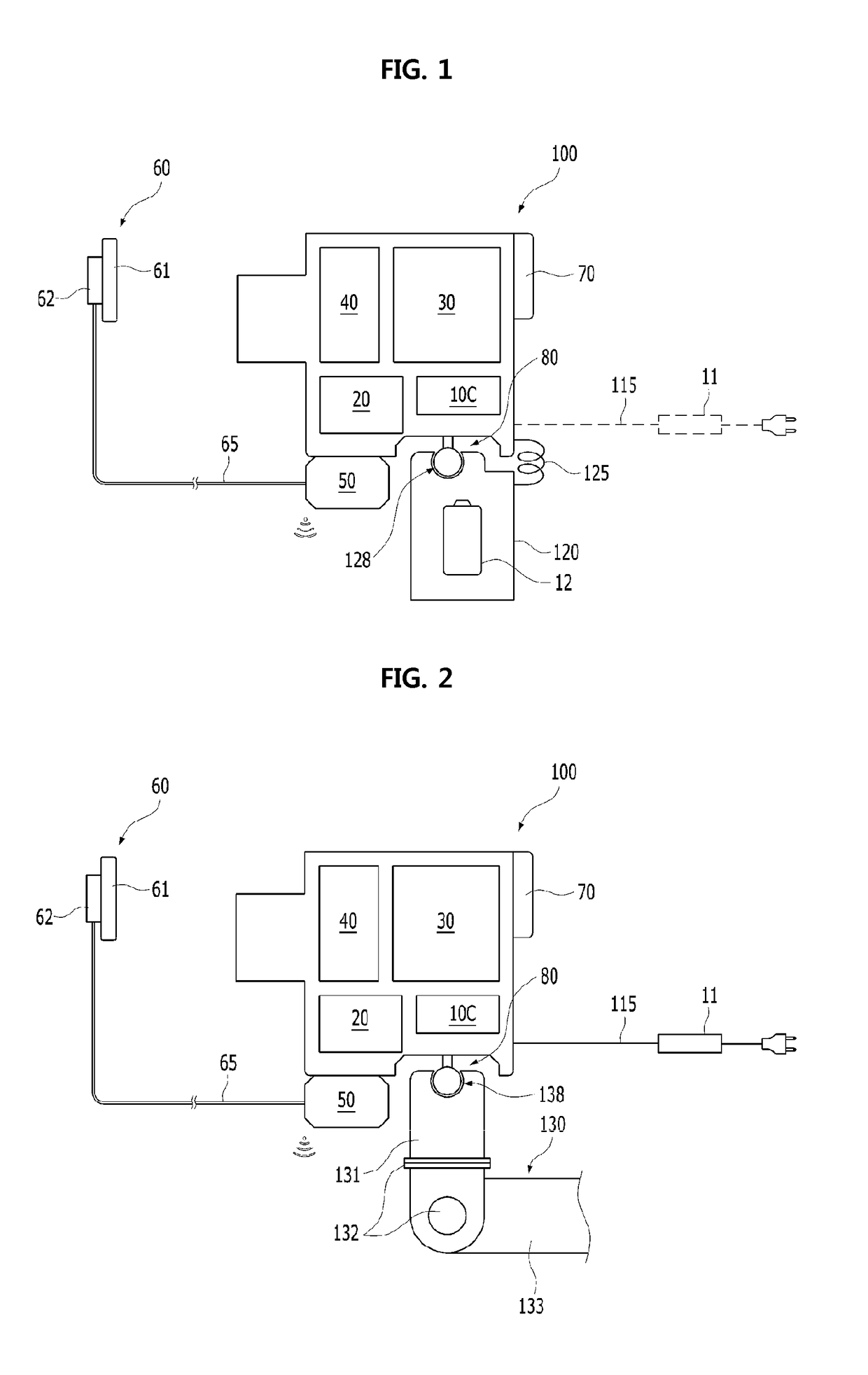 Portable x-ray generation device having electric field emission x-ray source