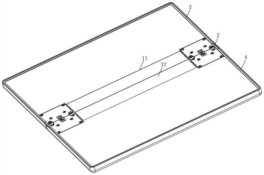 U-shaped folding hinge applied to mobile terminal and mobile terminal