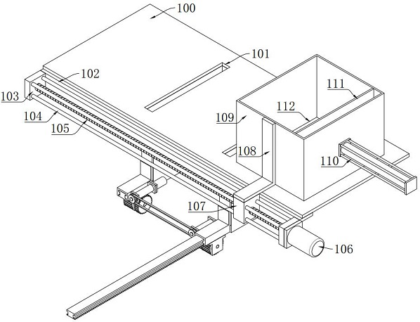 A material box alternate conveying device for ic detection