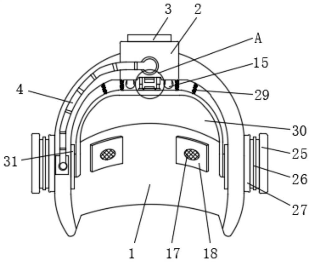 Internet-based 3D helmet with anti-collision effect