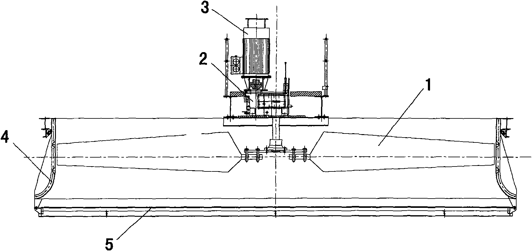 Optimal design method for draught fan bridge of air cooling system in thermal power station