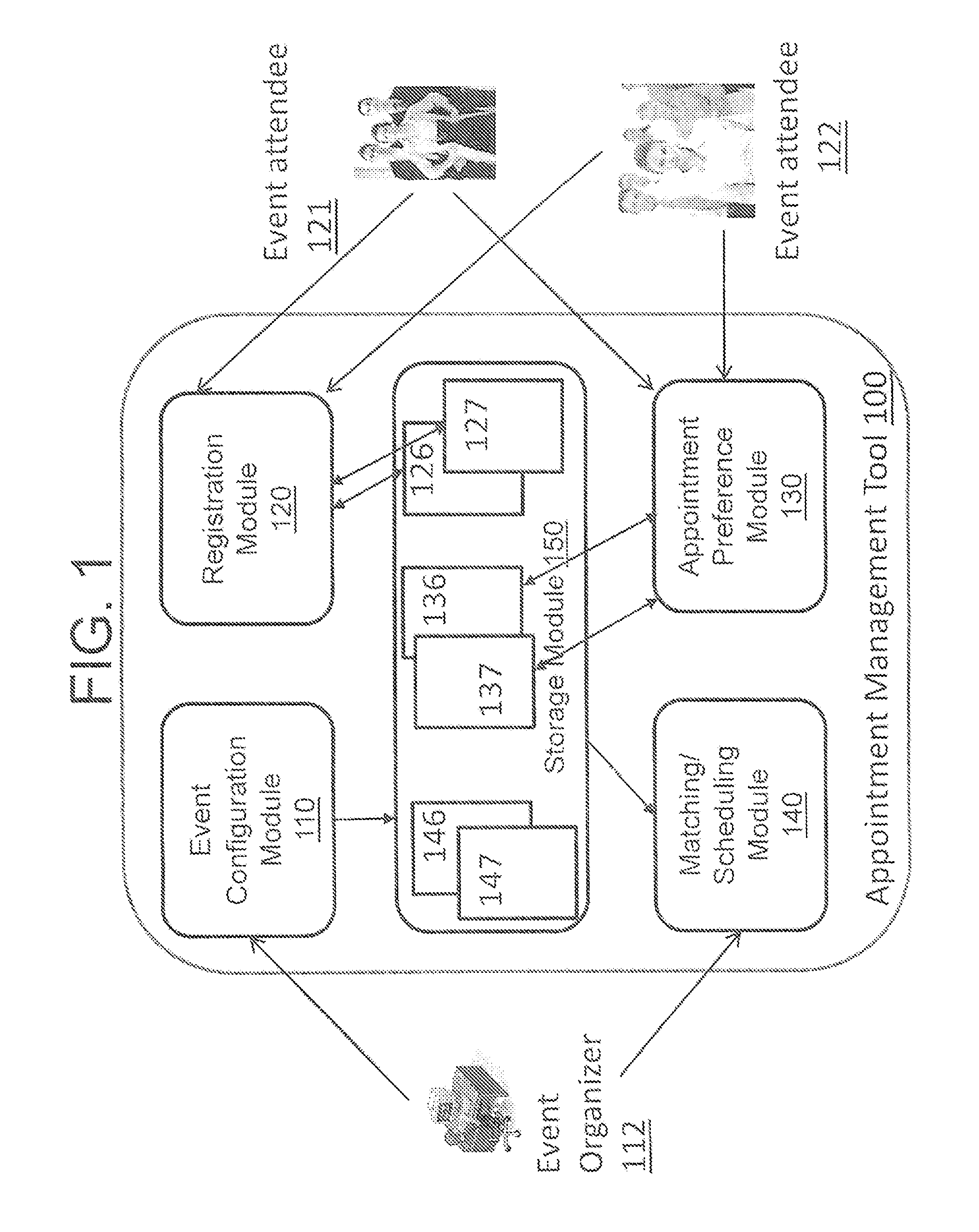 Method and apparatus for appointment matching and scheduling in event management