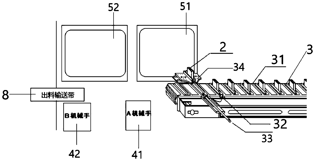 Device for removing aluminum alloy shell of lithium battery