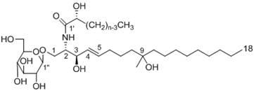 Preparation method and use of cerebroside compounds