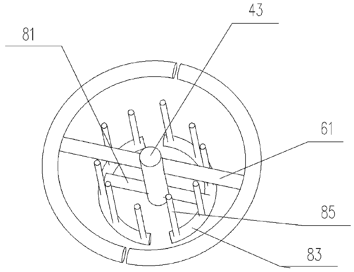 Ultra-low NOx emission heavy-load boiler gas burner