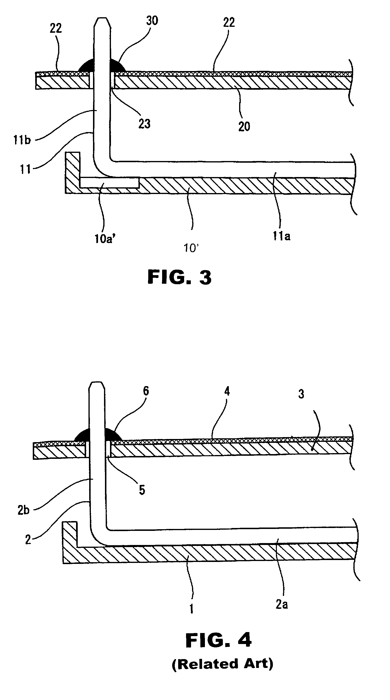 Soldering structure between a tab of a bus bar and a printed substrate