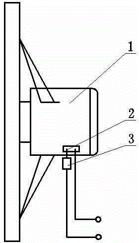 Single phase alternating current voltage adjustment speed change fan