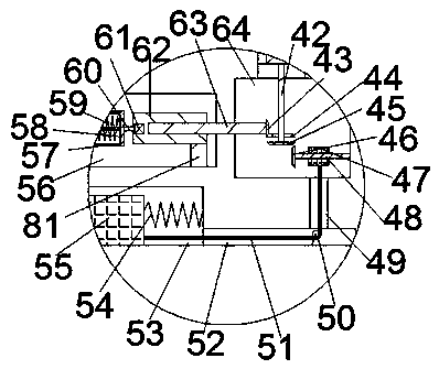 Application method of machine machining sealing ring of steam turbine