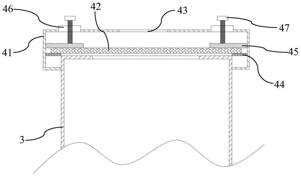 Movable dust falling device for highway engineering construction