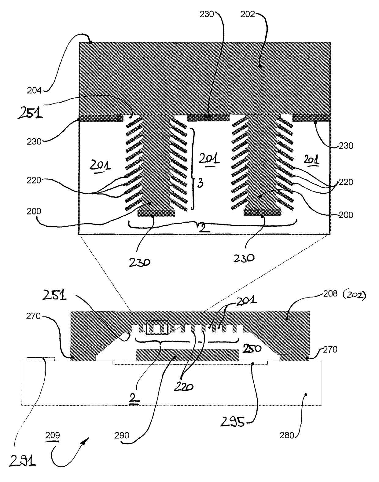 Method for forming a micro-surface structure and for producing a micro-electromechanical component