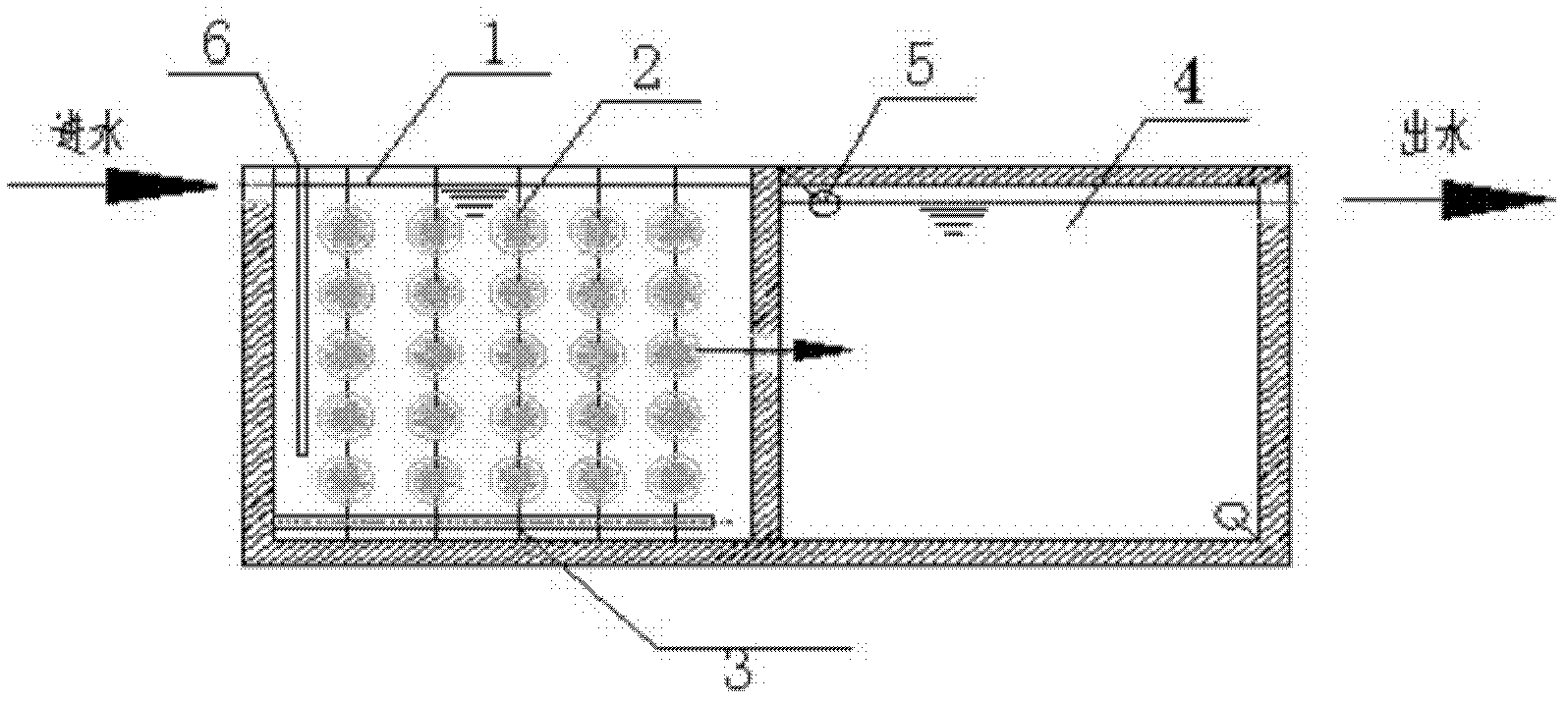 Method for treating and printing and dyeing wastewater by using hydrolysis tank