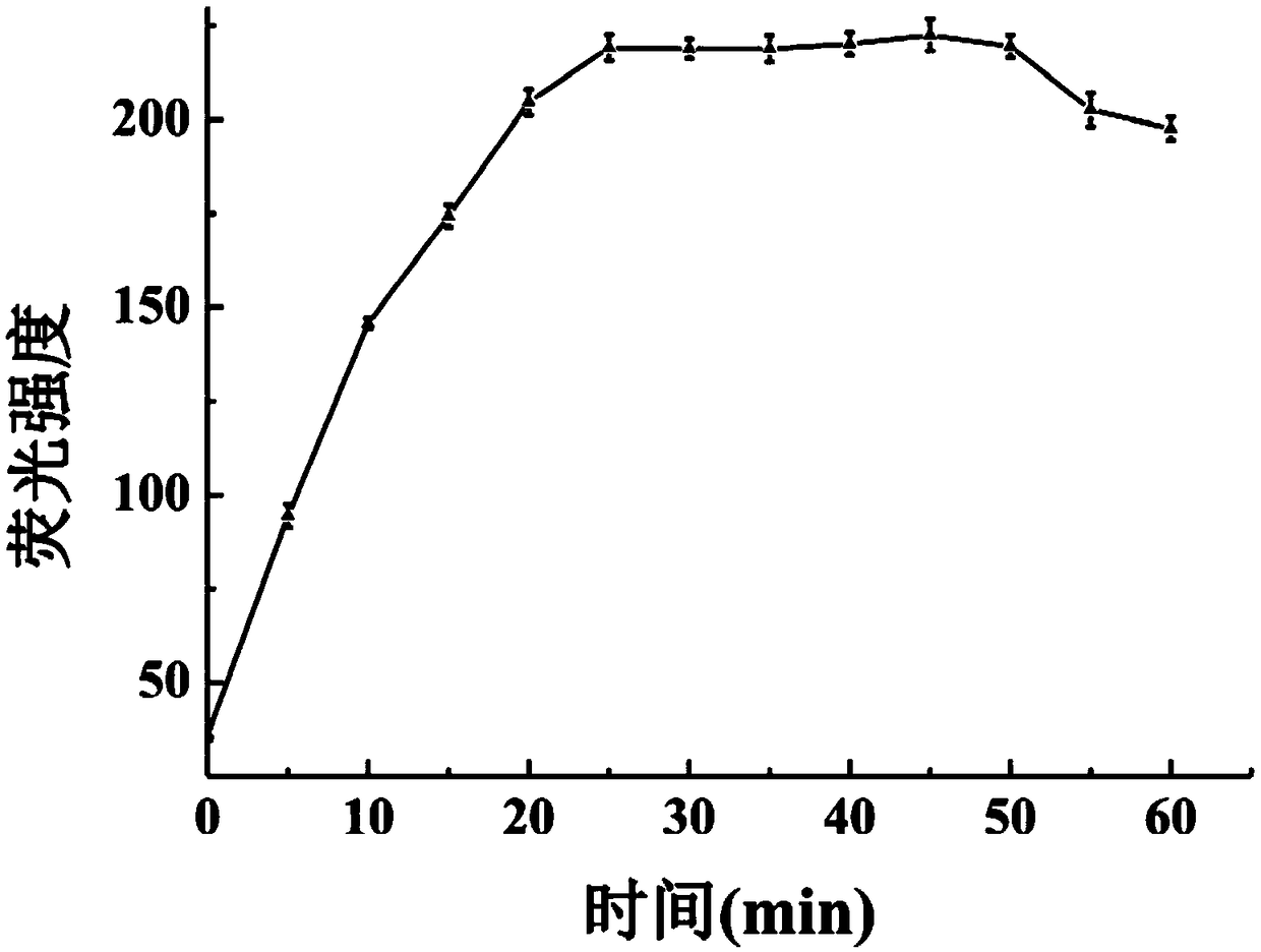 Aptamer based methicillin-resistant staphylococcus aureus fluorescence detection method