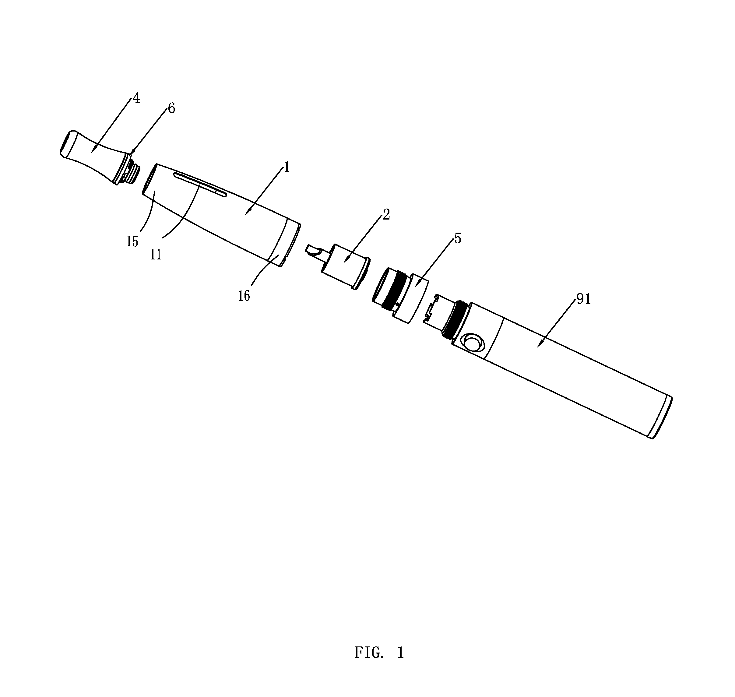 Electronic Cigarette and Inhaling Shell Thereof