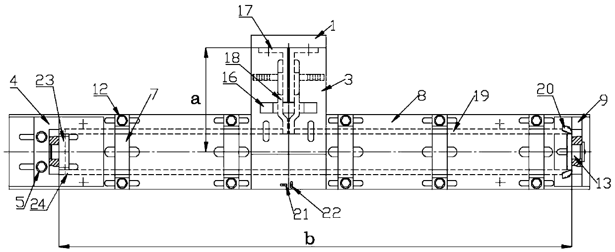 Driver shaft inductor flexible manufacturing and assembling auxiliary device for commercial vehicle