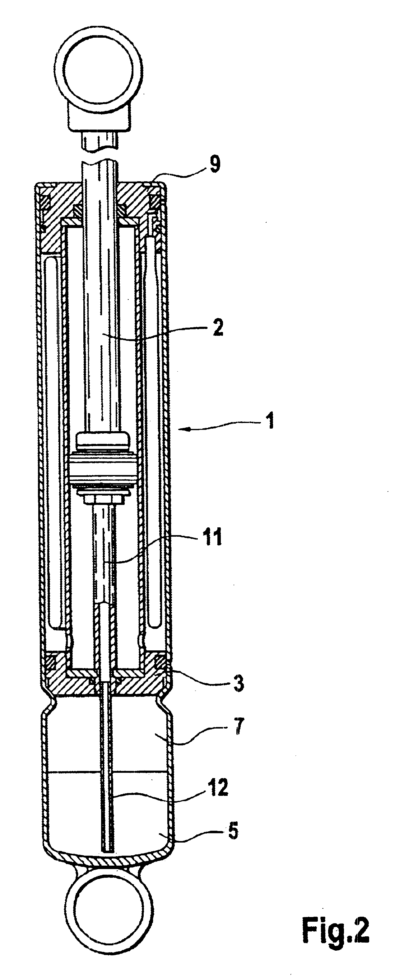 Self-pumping hydropneumatic suspension strut with internal ride-height control
