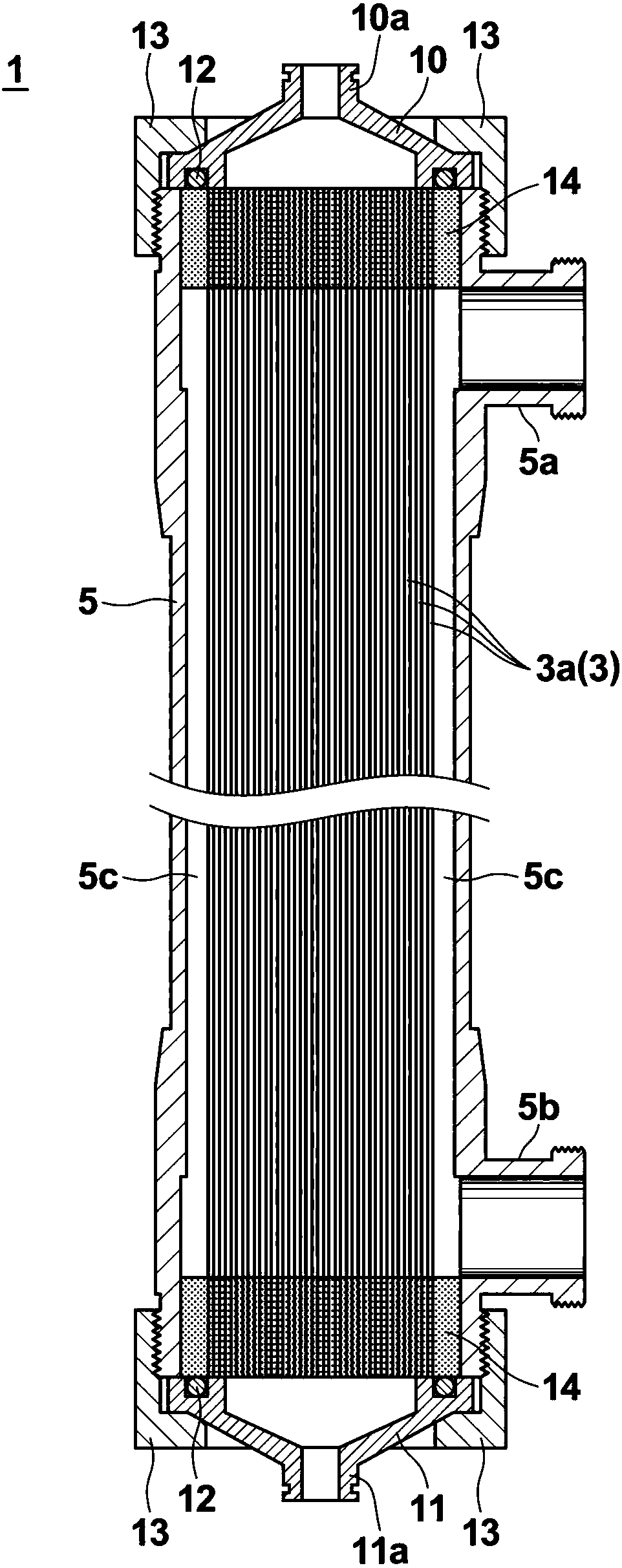 Filter membrane component, manufacturing method and setting method thereof