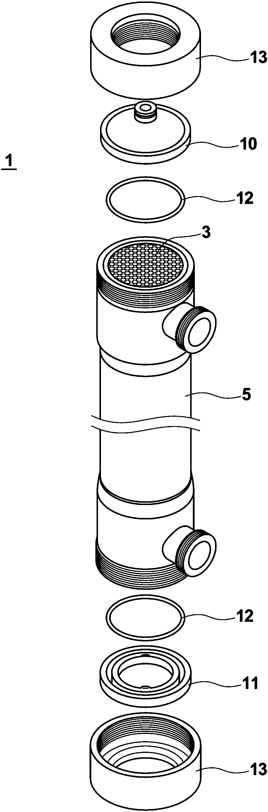 Filter membrane component, manufacturing method and setting method thereof