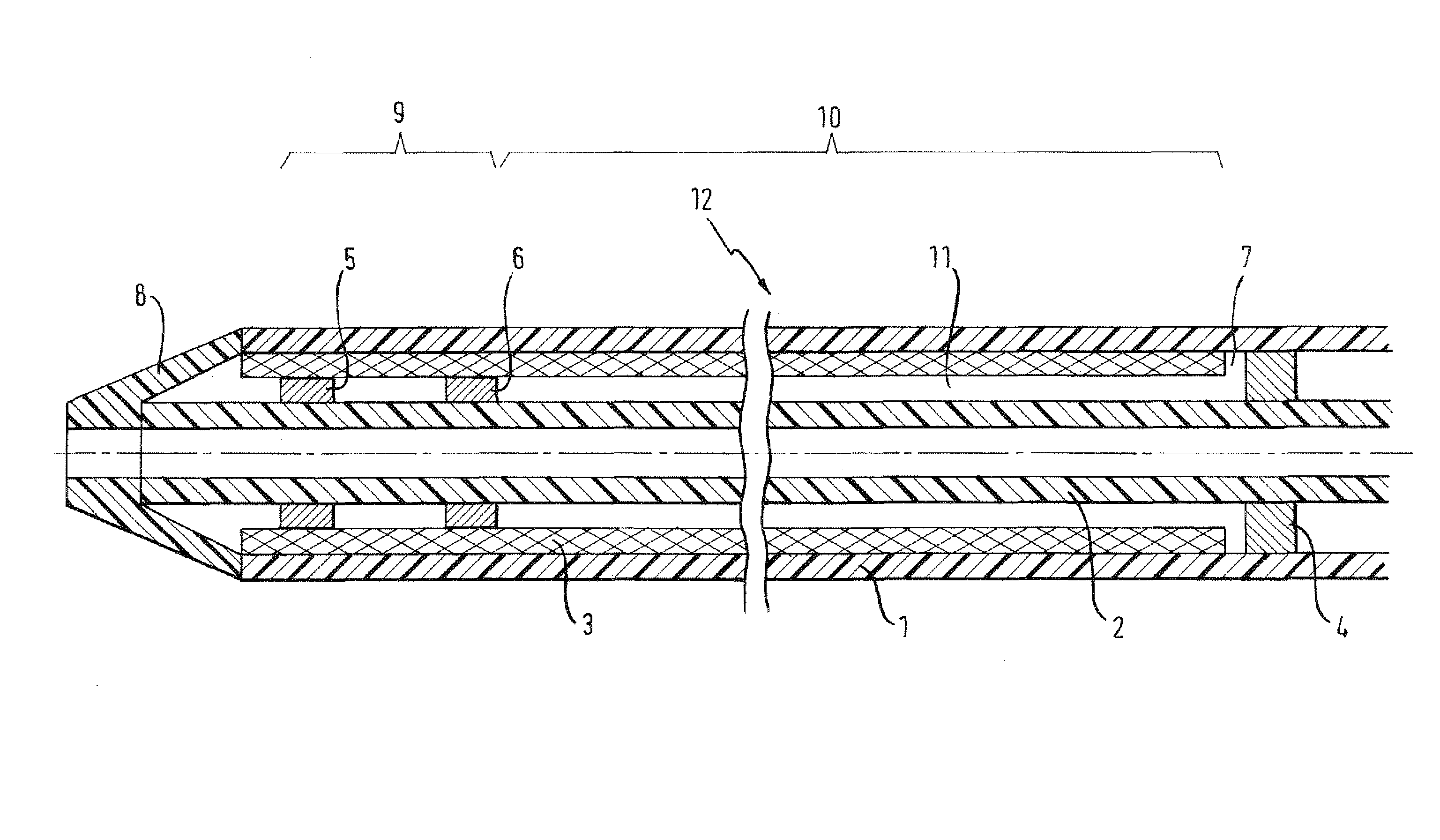 Delivery device for delivering a stent device