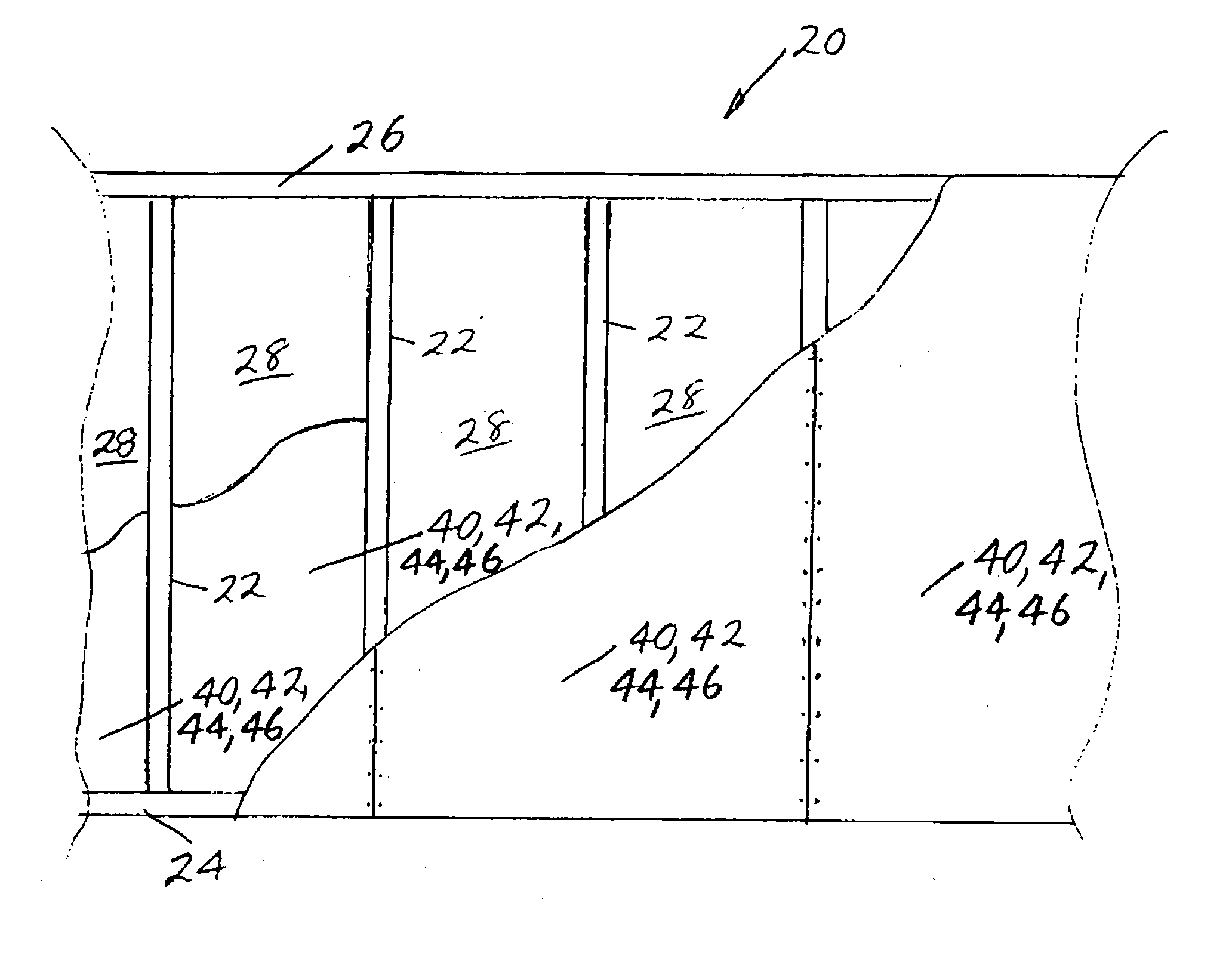 Polymer-based composite structural sheathing board and wall and/or ceilling system