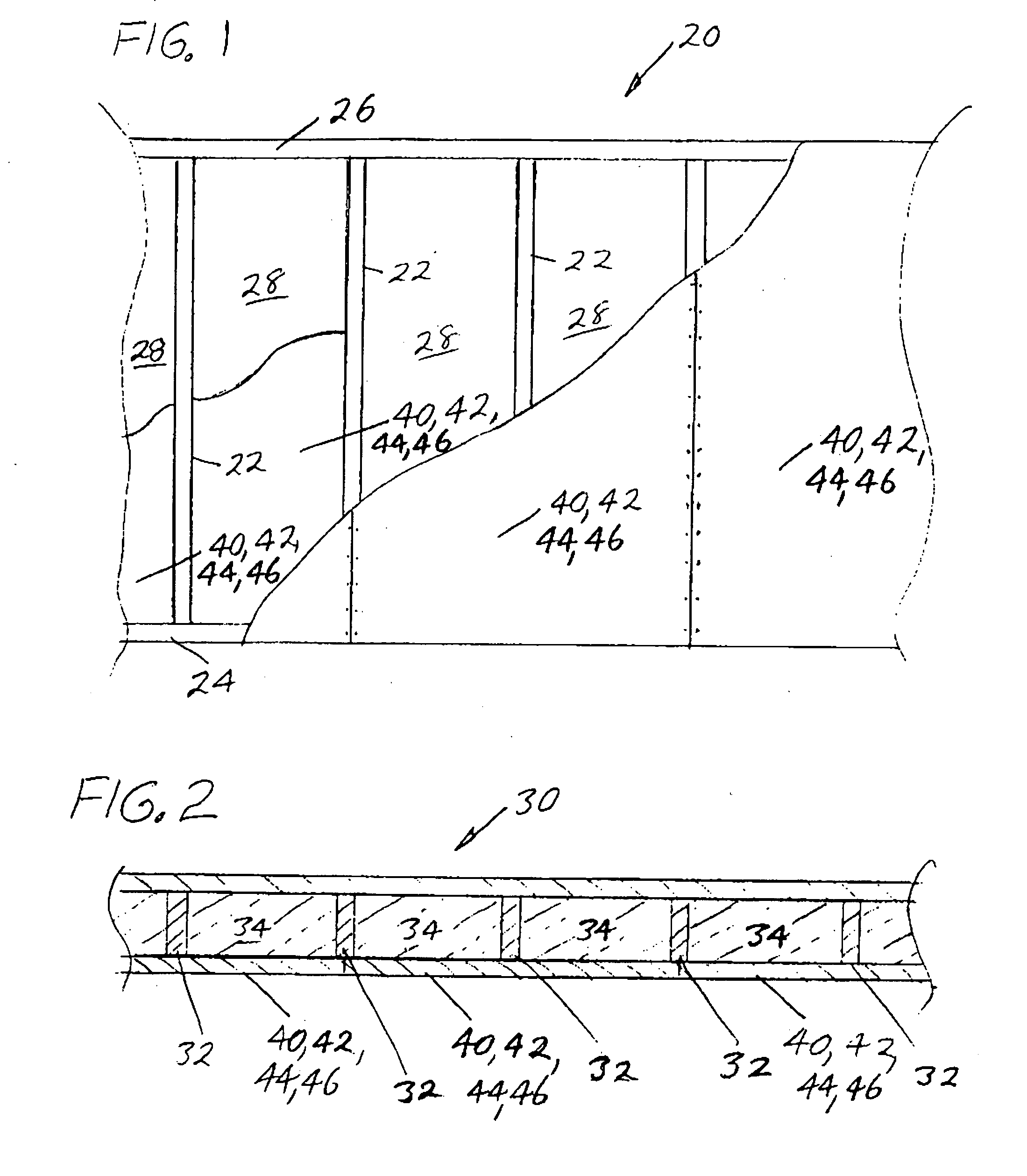 Polymer-based composite structural sheathing board and wall and/or ceilling system