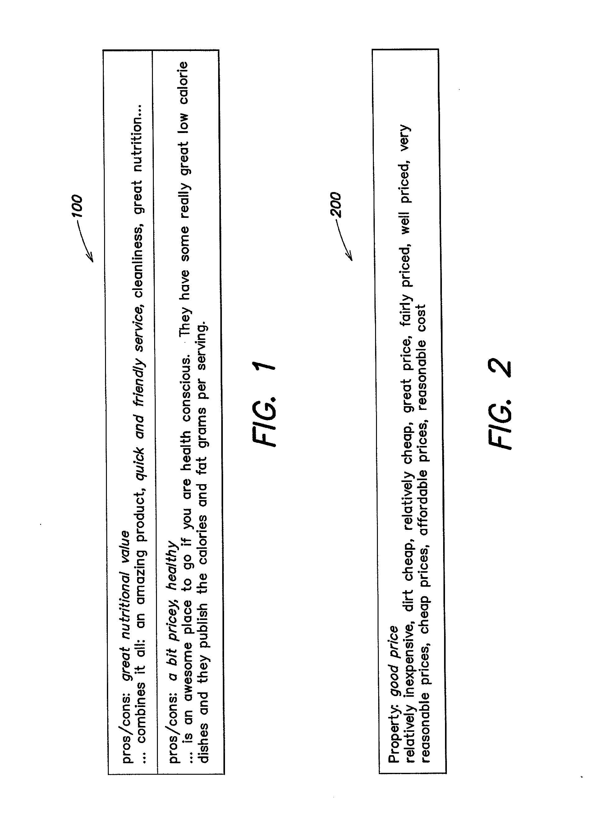 Methods and systems for automatically summarizing semantic properties from documents with freeform textual annotations