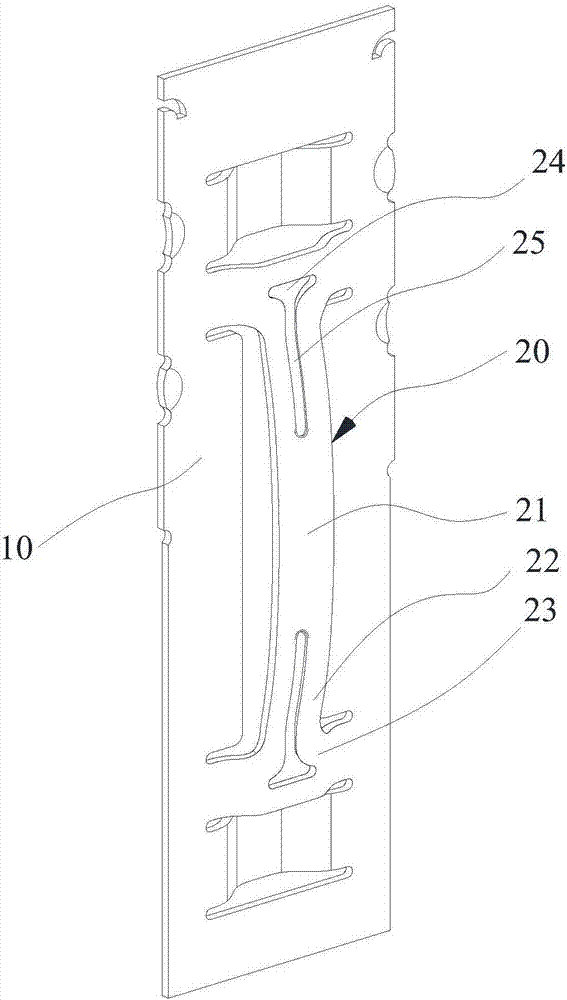 Nuclear fuel assembly, positioning grid, and strip