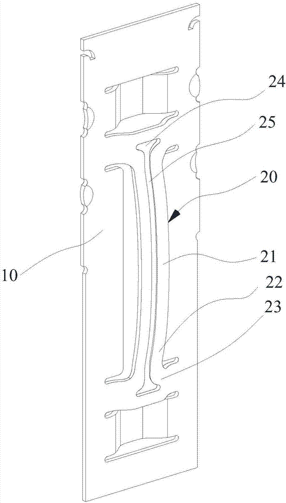 Nuclear fuel assembly, positioning grid, and strip