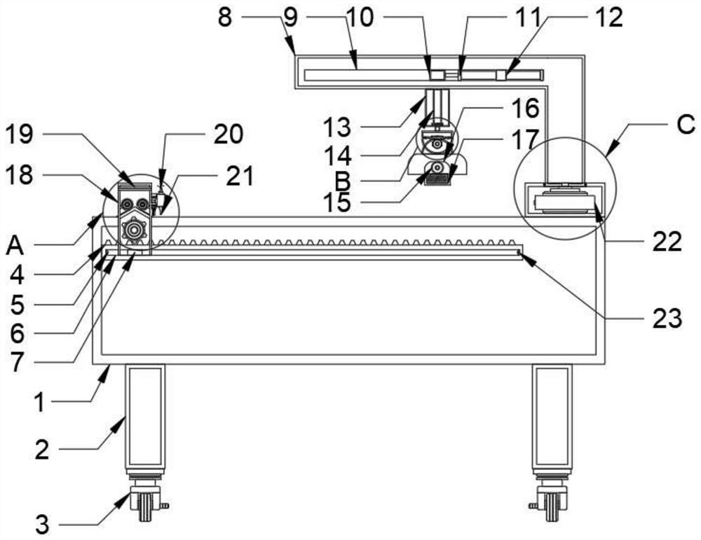 Full-automatic transfer printing device and method for water transfer printing process