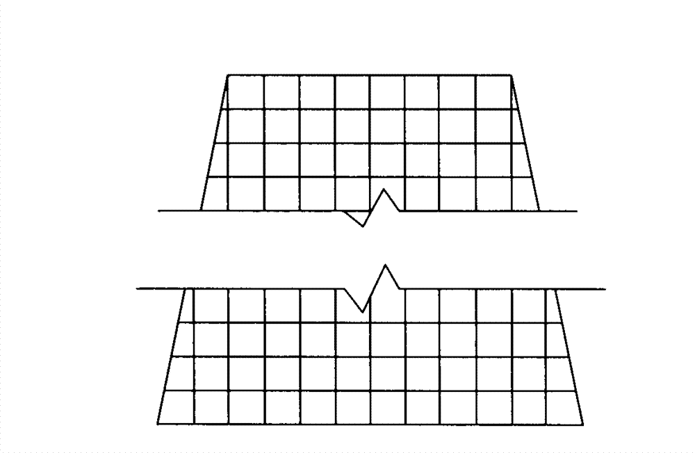 Facing construction technology for cylindrical deformed curved surface mosaic