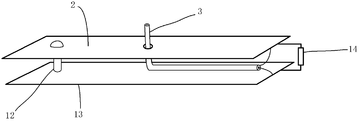 Split conductor ion flow space distribution measuring method and device