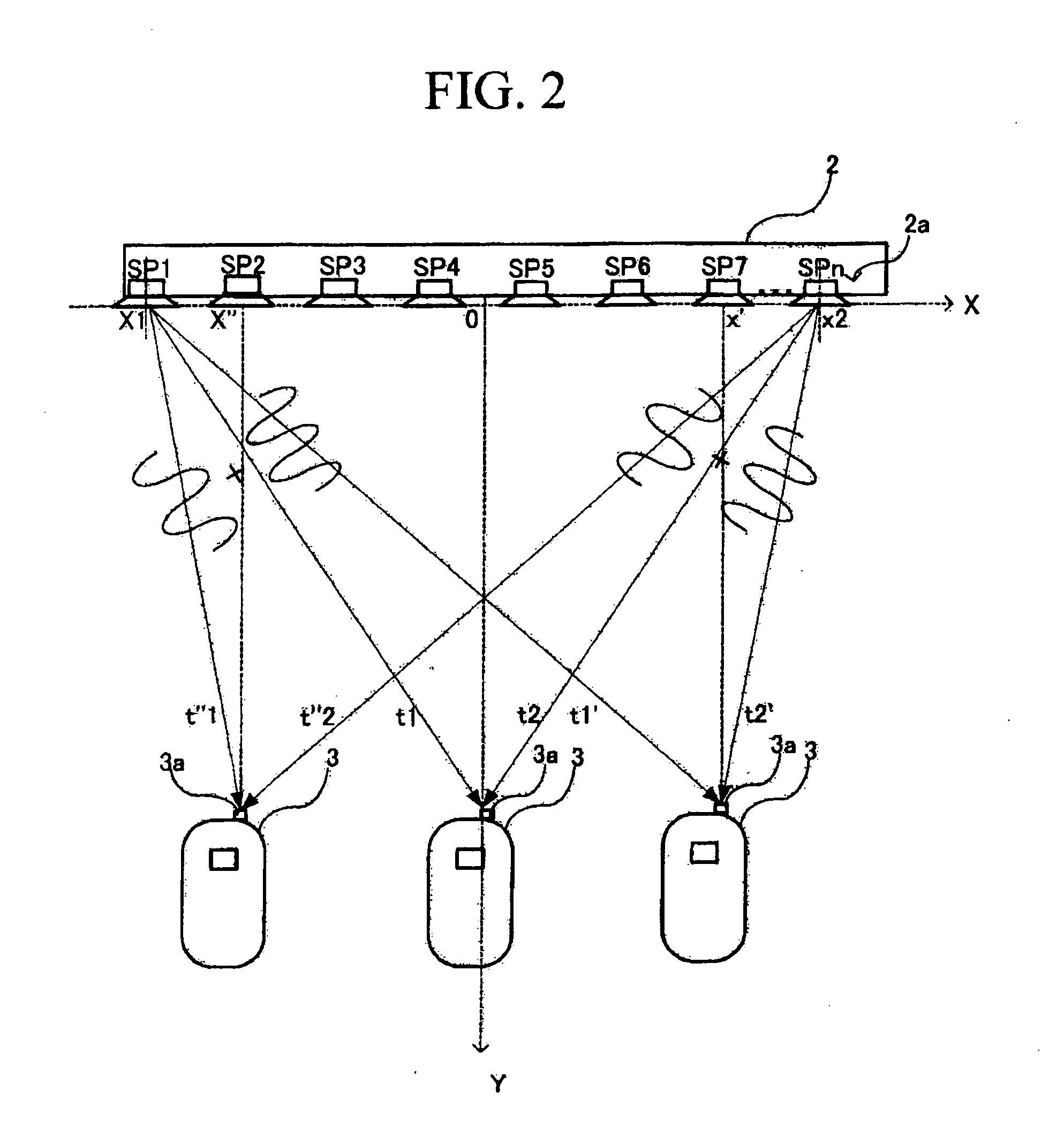 Position Detecting System, Audio Device and Terminal Device Used in the Position Detecting System