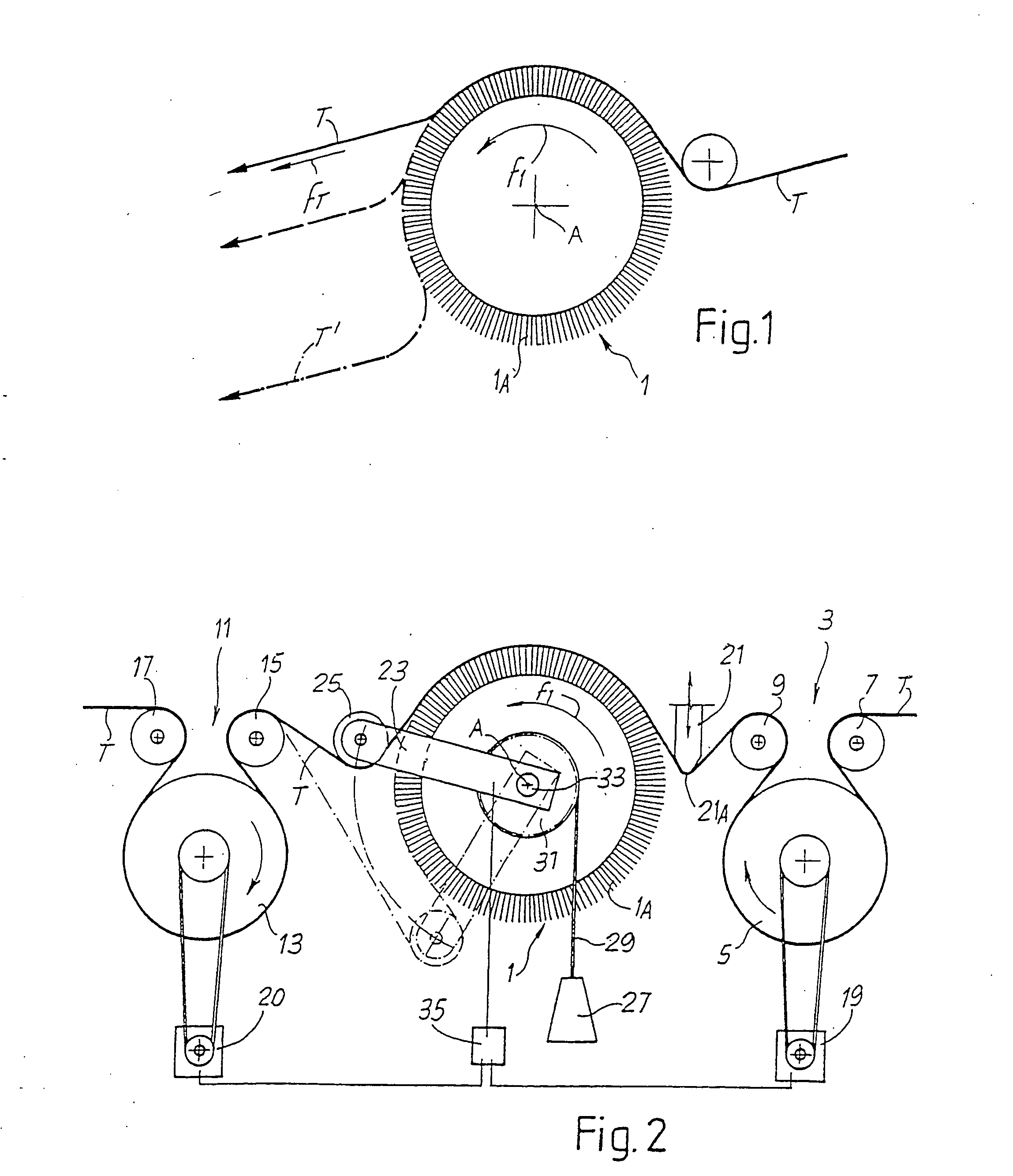 Machine and method for processing textile fabrics