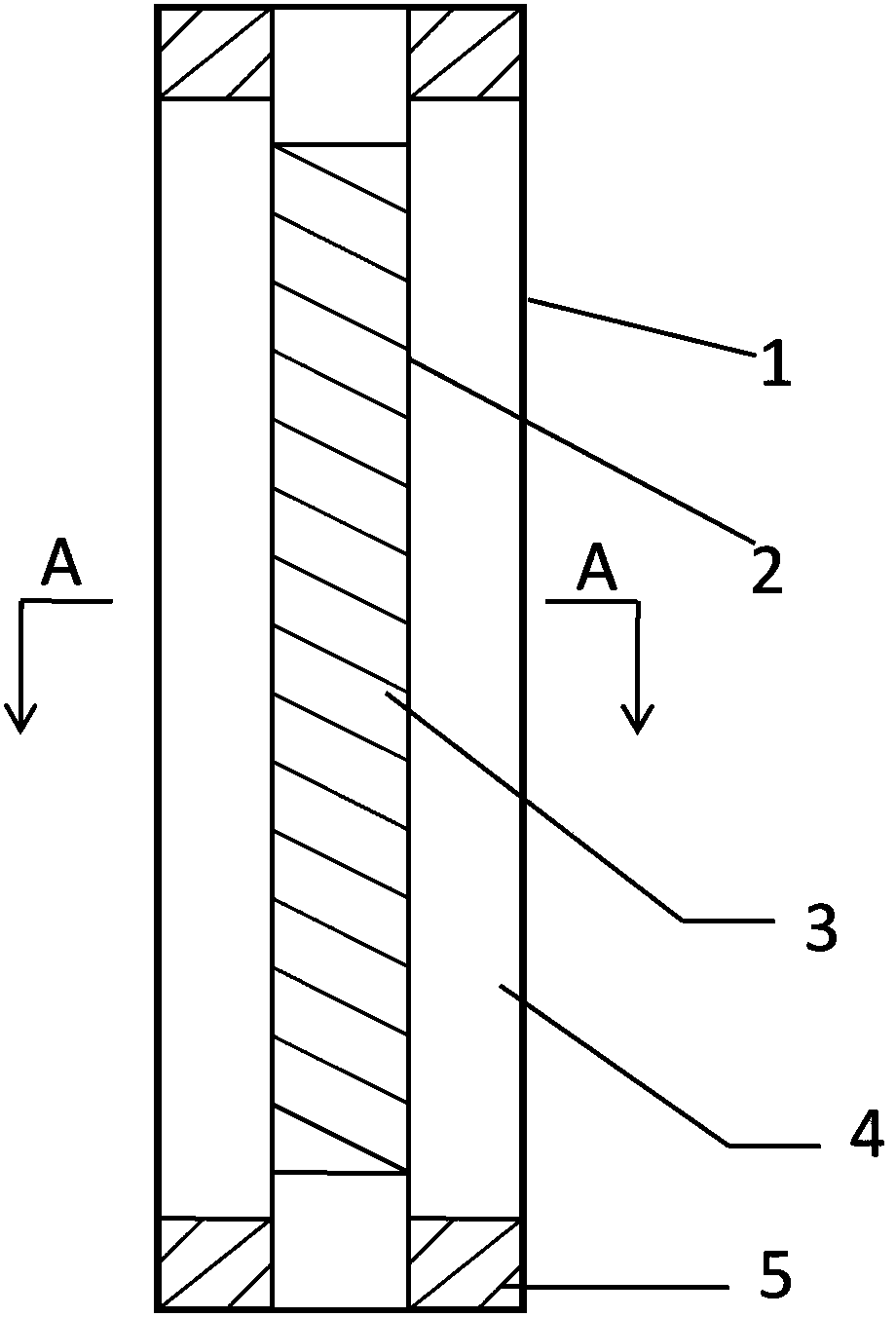 Device based on liquid metal and used for repairing defective peripheral nerve function