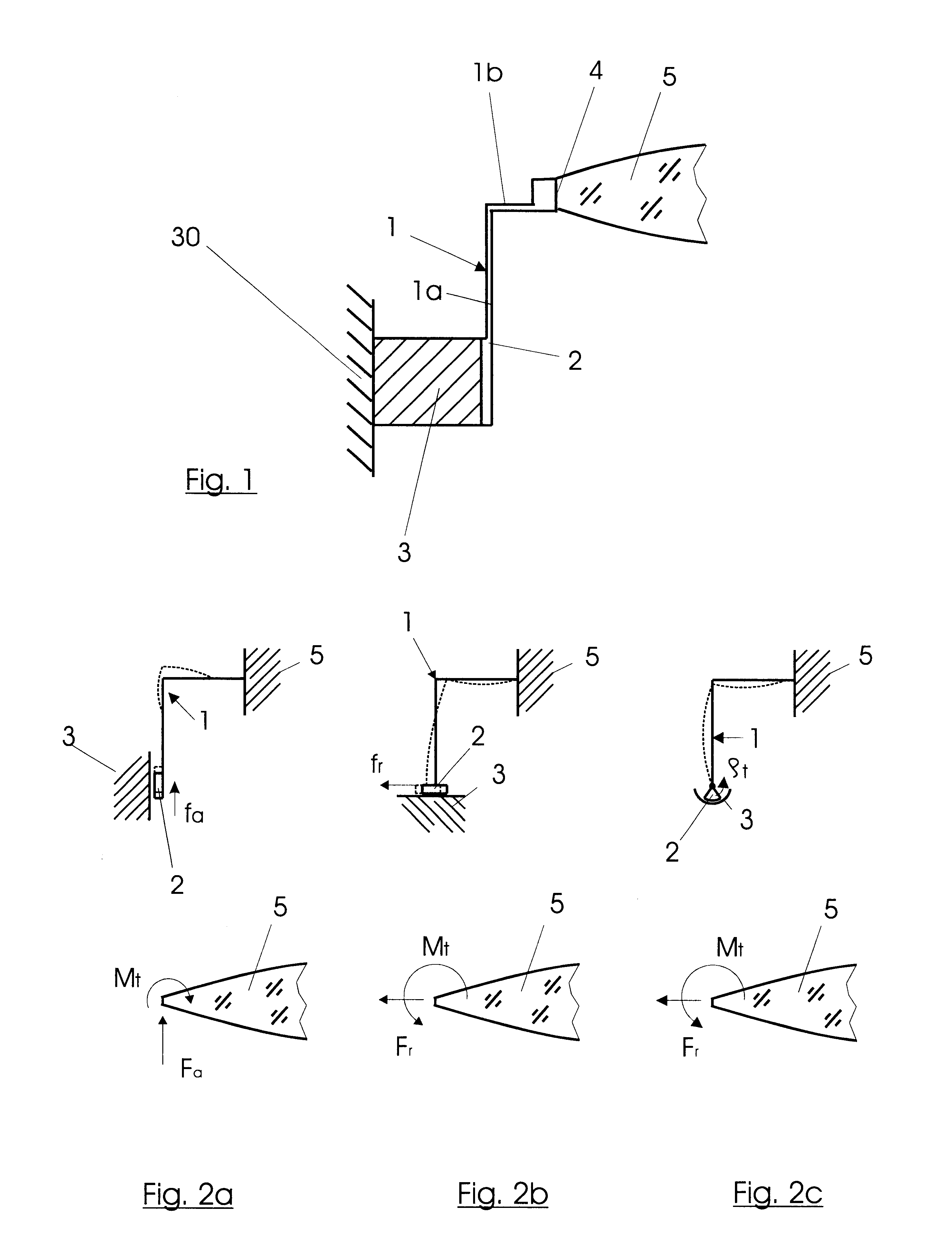 Mounting device for an optical element