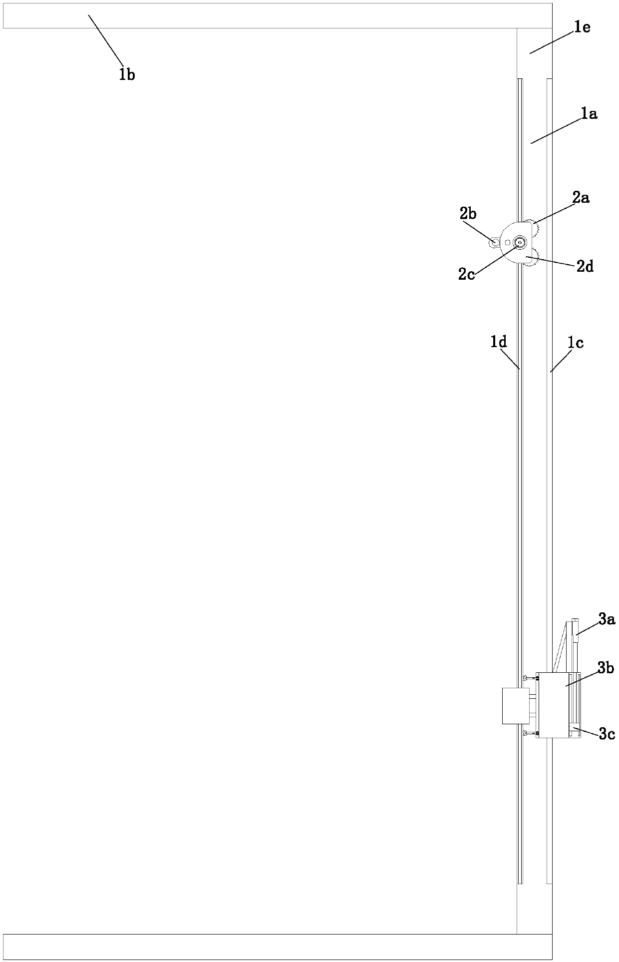 Driving system of self-walking cleaning vehicle for lifting equipment