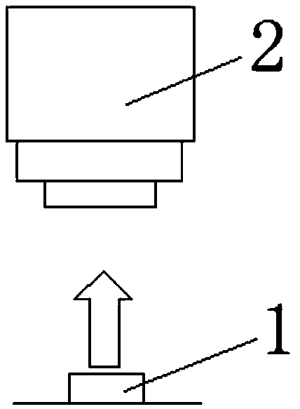 Failure point positioning method based on high temperature light emission microscopic analysis technology