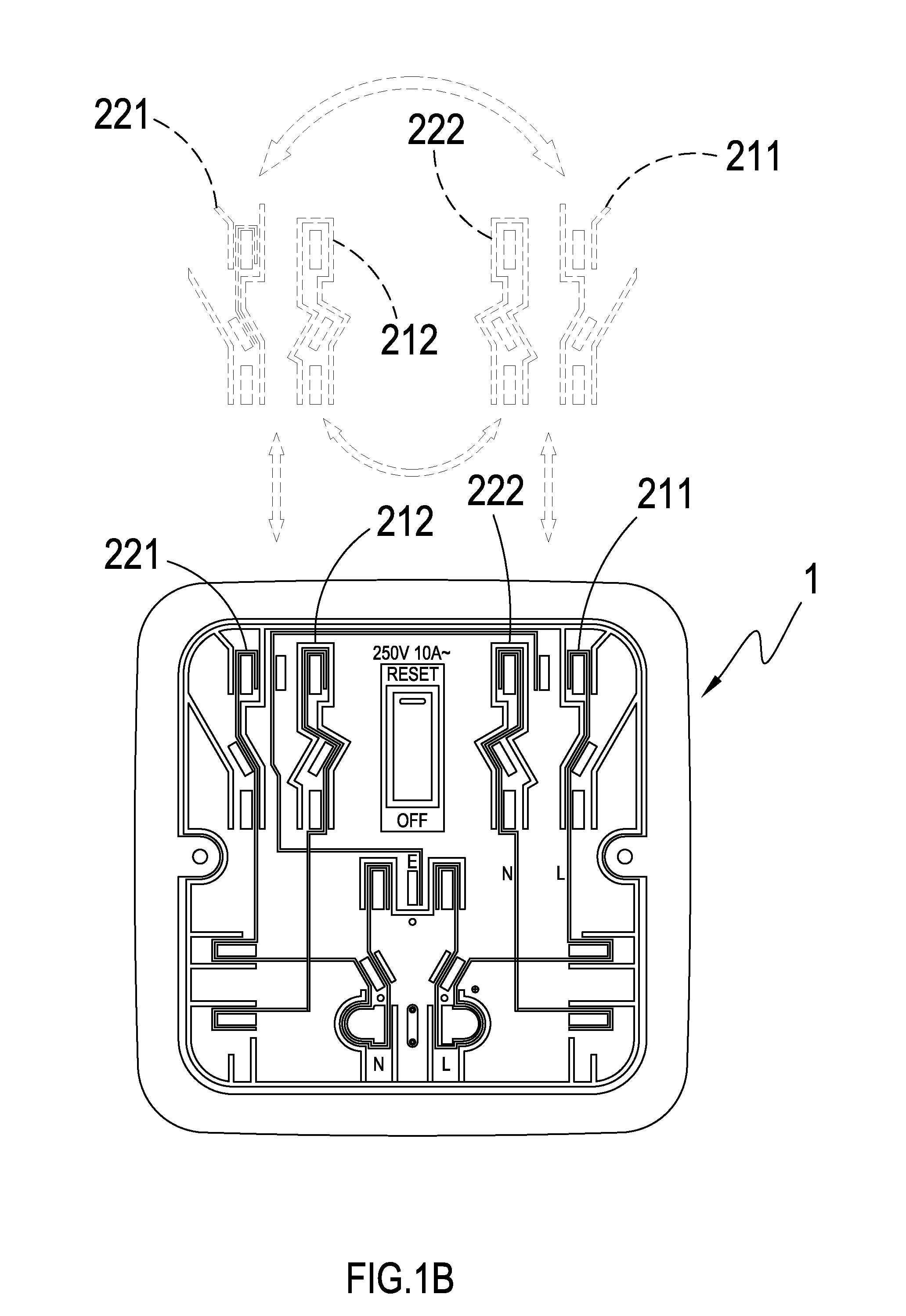 Polarity-correctly- connectable intelligent insert-to-connect device