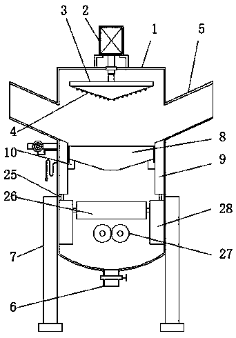 Multistage ore crusher with dustproof function