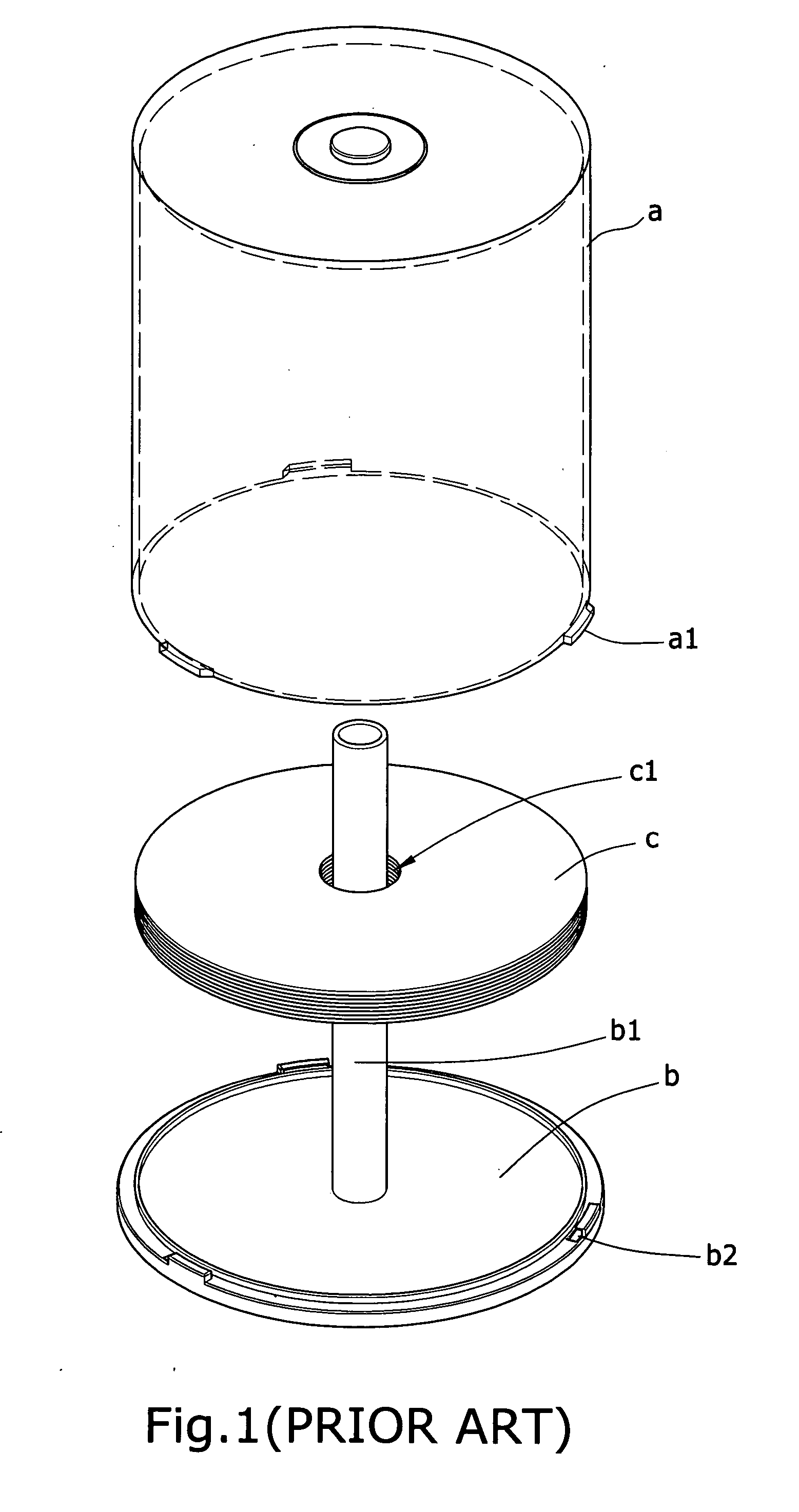 Protective structure of disc packaging