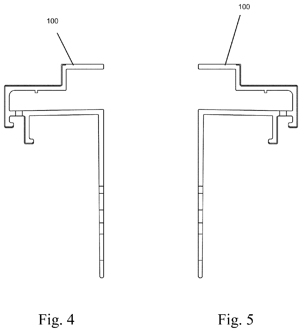 Top of wall ventilation screed device and assembly