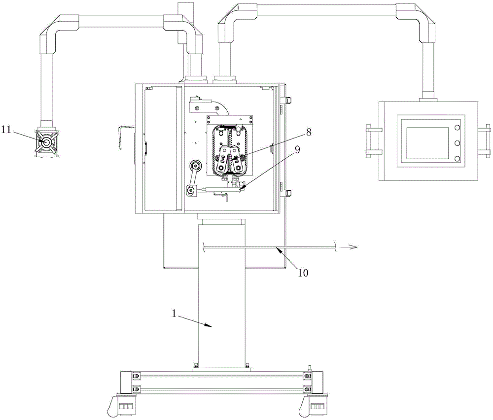 Carrying manipulator and drying agent splitting and feeding machine with same