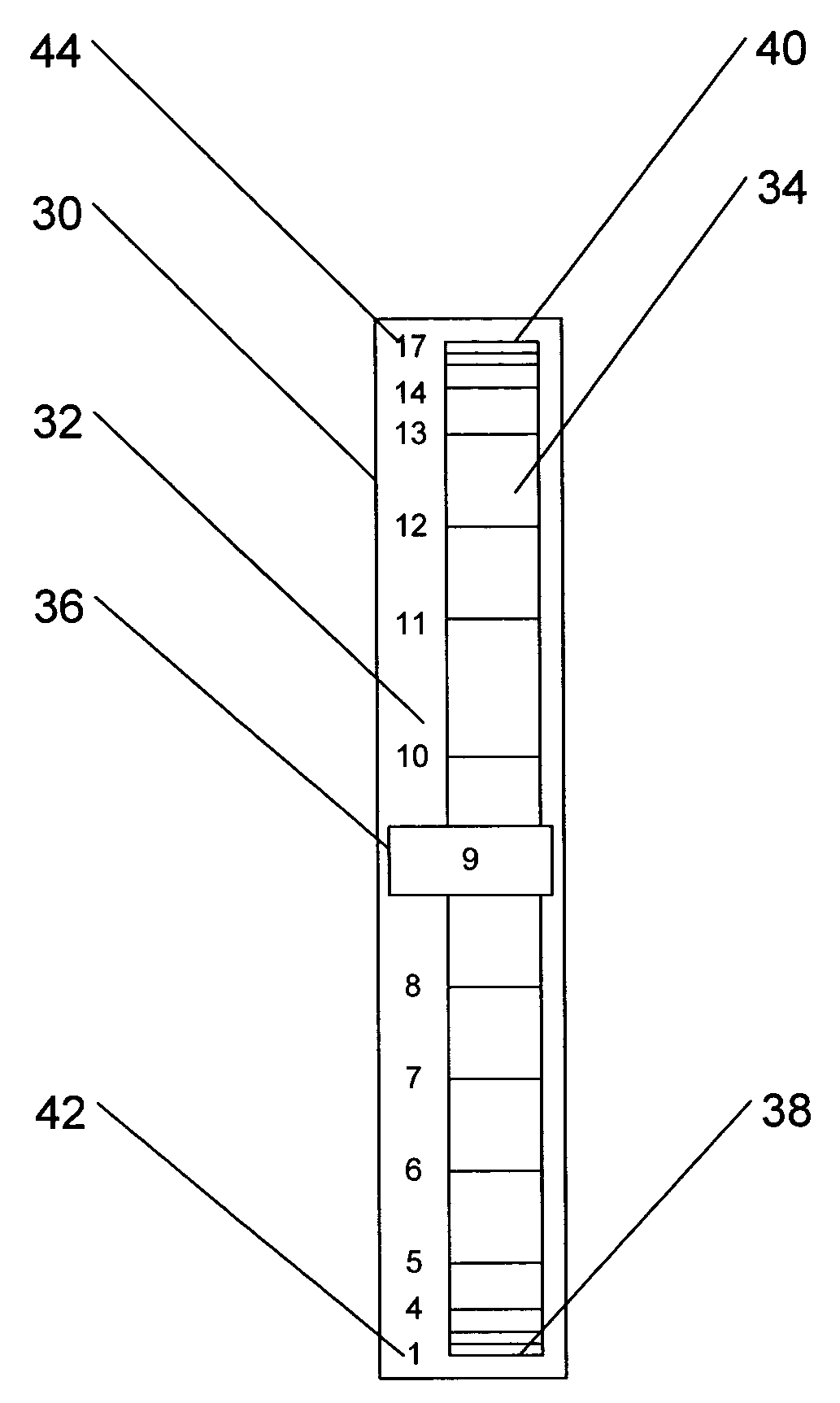 Electronic non-linear aircraft dynamic parameter display