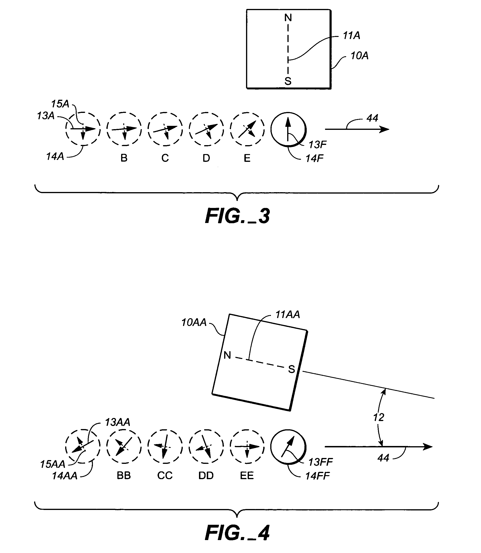 Energy absorbing magnetic coupling device